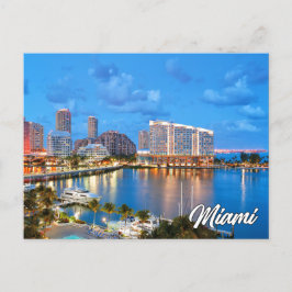 Hälsning från Miami, Florida, USA Vykort