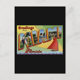Hälsning från Miami Florida Vykort