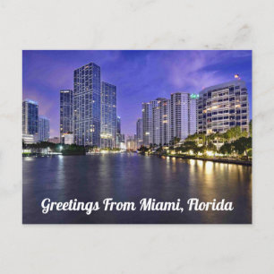 Hälsning från Miami, Florida Vykort