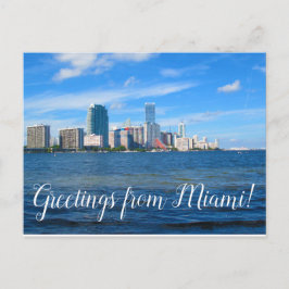 Hälsning från Miami Postcard Vykort