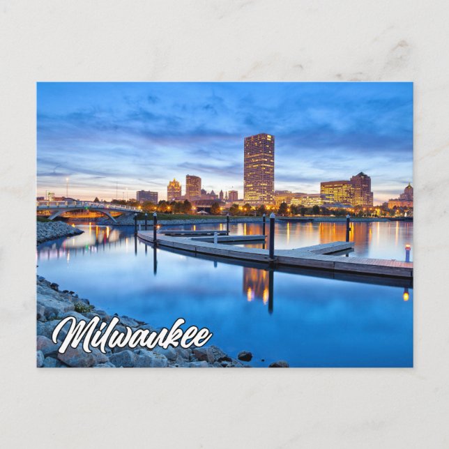 Hälsning från Milwaukee, Wisconsin, Förenta stater Vykort (Framsida)