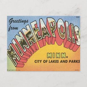 Hälsning från Minneapolis Vykort