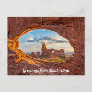 Hälsning från Moab, Utah-vykort Vykort