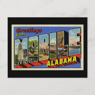 Hälsning från Mobile Alabama Vykort
