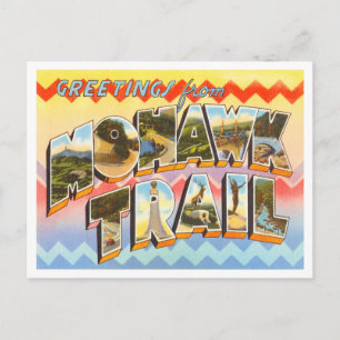 Hälsning från Mohawk Trail, Massachusetts Travel Vykort