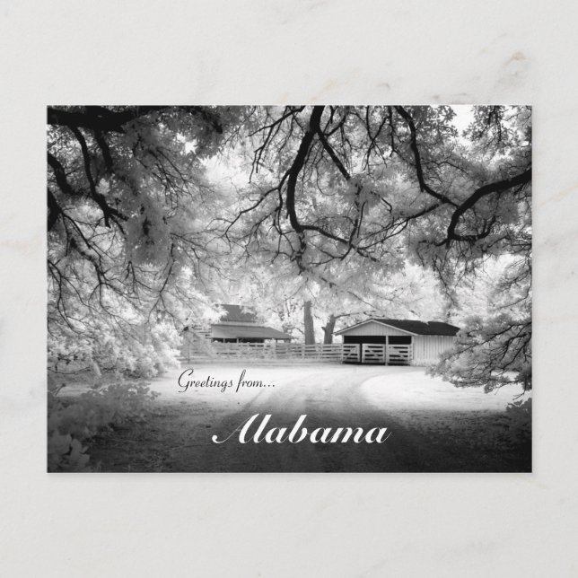 Hälsning från Monroeville Alabama USA Design Vykort (Framsida)