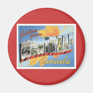 Hälsning från Montreal Kanada Magnet