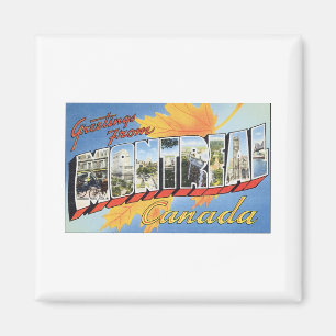 Hälsning från Montreal, Kanada Magnet