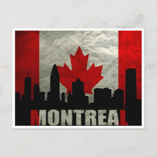 Hälsning från Montreal, Kanada Vintage resor Vykort