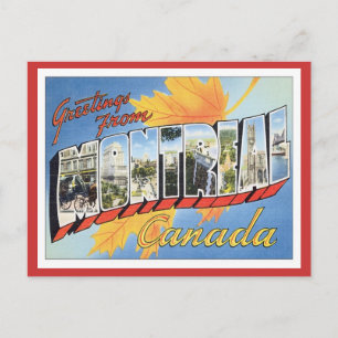 Hälsning från Montreal Kanada Vykort