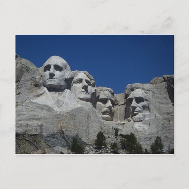 Hälsning från Mt Rushmore Vykort (Framsida)