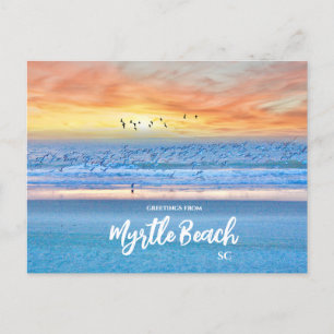 Hälsning från Myrtle Beach, SC Scenia Postcard Vykort