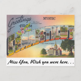 Hälsning från mystik, Connecticut Vykort