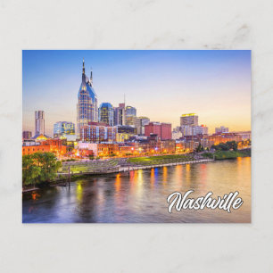Hälsning från Nashville, Tennessee, Förenta stater Vykort