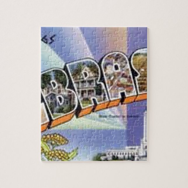 Hälsning från Nebraska Pussel (Vertikal)