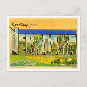 Hälsning från Nebraska Vykort