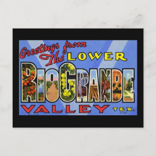 Hälsning från nedre Rio Grande Valley Texas Vykort