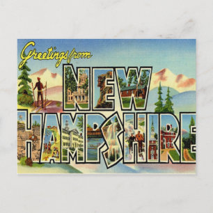 Hälsning från New Hampshire Vykort
