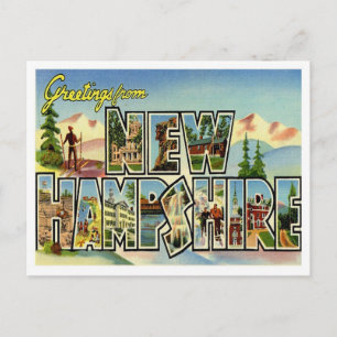 Hälsning från New Hampshire Vykort