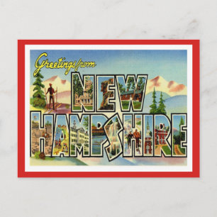 Hälsning från New Hampshire Vykort