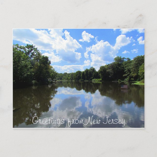 Hälsning från New jersey 2 Vykort (Framsida)
