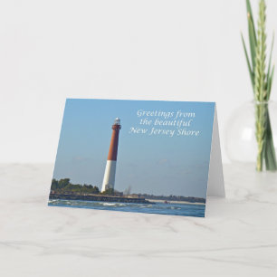 Hälsning från New jersey - Barnegat Light Kort