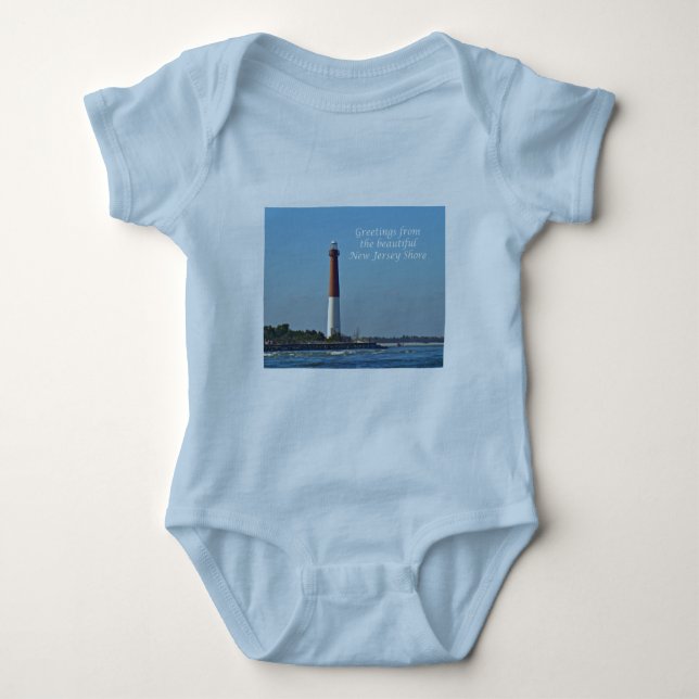 Hälsning från New jersey - Barnegat Light Tee (Framsida)