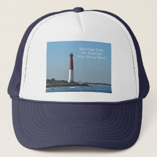 Hälsning från New jersey - Barnegat Light Truckerkeps
