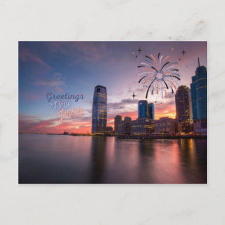  Hälsning från New jersey vykort