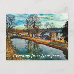 Hälsning från New jersey vykort