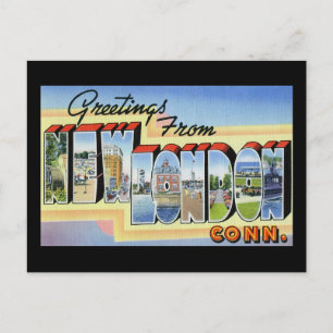 Hälsning från New London Connecticut Vykort
