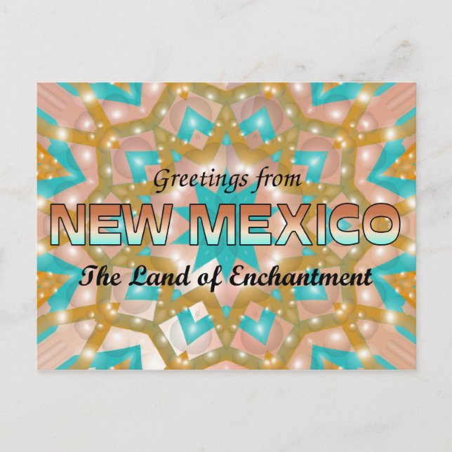 Hälsning från New mexico Vykort (Framsida)