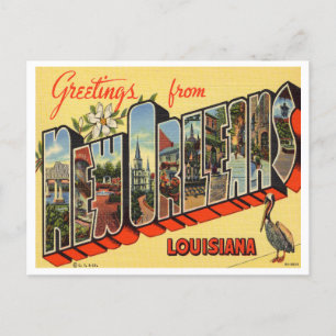 Hälsning från New Orleans, Louisiana Travel Vykort