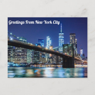 Hälsning från New York City Postcard Vykort