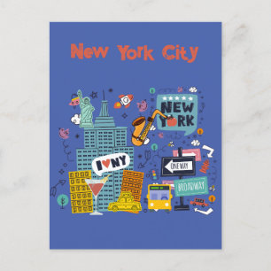 Hälsning från New York City Postcard Vykort