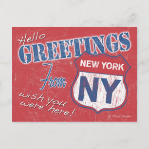 Hälsning från New York City Postcard Vykort
