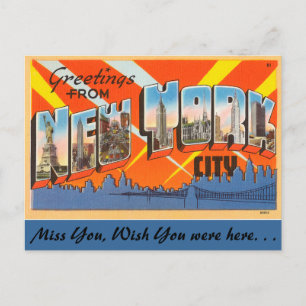 Hälsning från New York City Vykort
