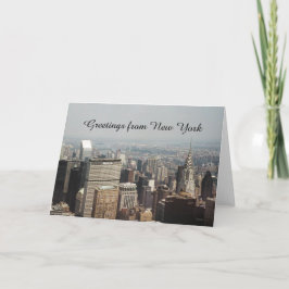 Hälsning från New York, New York Kort