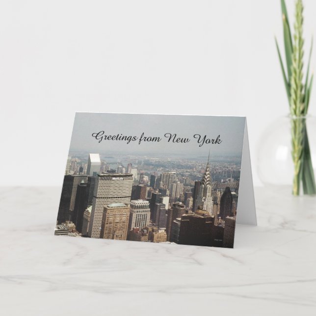 Hälsning från New York, New York Kort (Framsida)