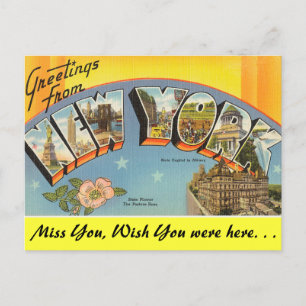 Hälsning från New York Vykort