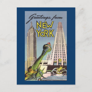Hälsning från New York Vykort