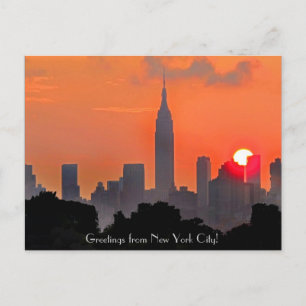 Hälsning från New York-vykort Vykort