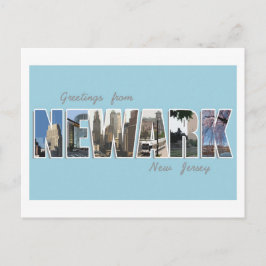 Hälsning från Newark, New jersey - POSTCARD Vykort