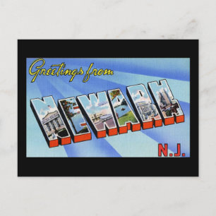 Hälsning från Newark New jersey Vykort