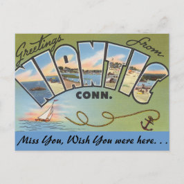 Hälsning från Niantic Vykort