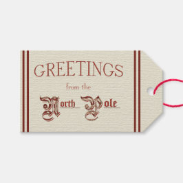 Hälsning från Nordpolen Presentetikett