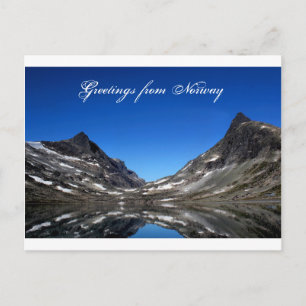 Hälsning från Norge vykort