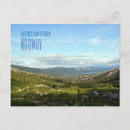 Hälsning från Norgens landskapskort Vykort