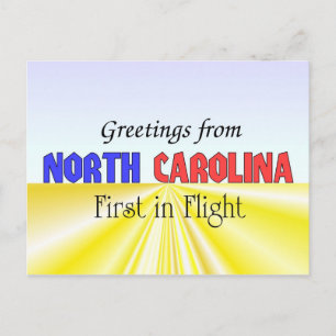 Hälsning från North Carolina Vykort