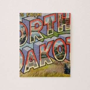 Hälsning från North Dakota Pussel